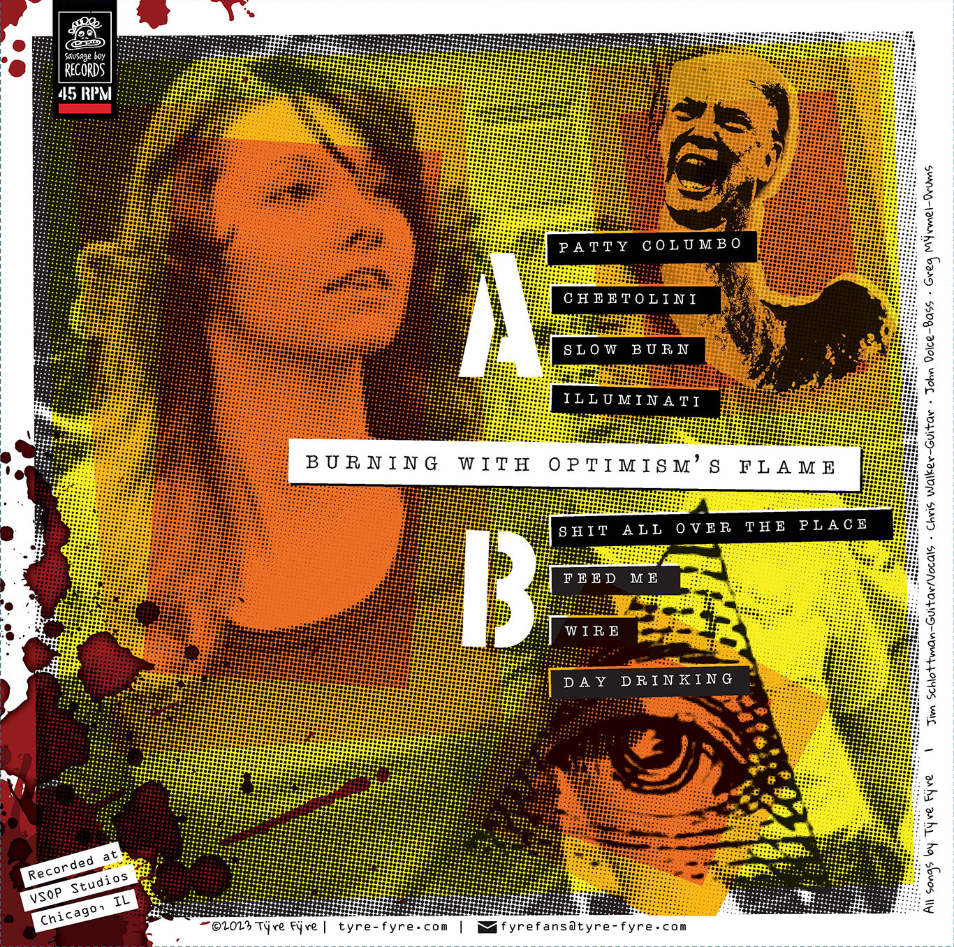 VINYL LP - Burning With Optimism's Flame